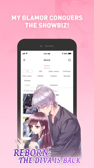 Captura de pantalla de Romance Comic - Romantic Love en iPhone 3