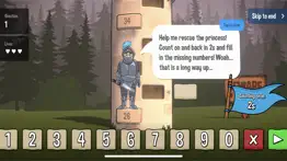 number knight - maths game iphone screenshot 2