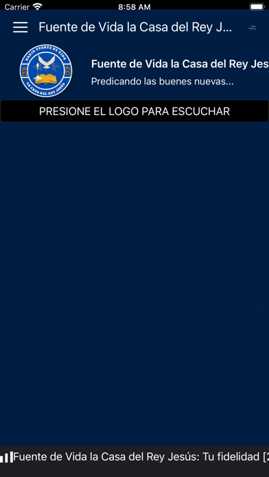 Radio Fuente de Vida Rey Jesus Screenshot