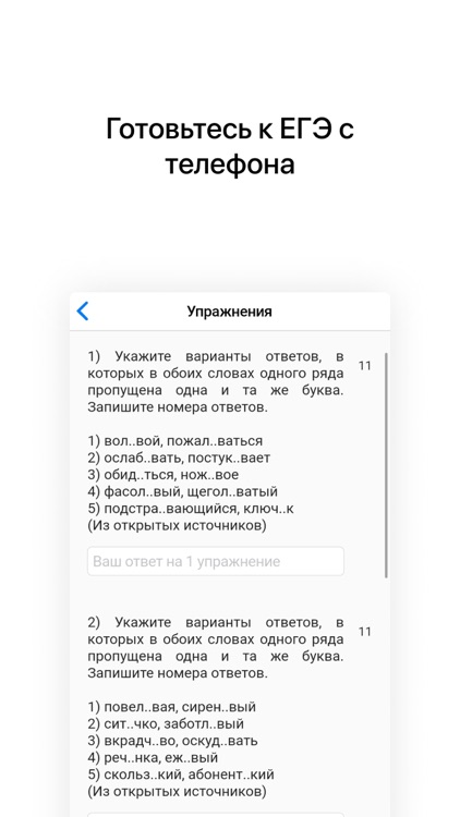 ЕГЭ Русский Язык + Тесты screenshot-3