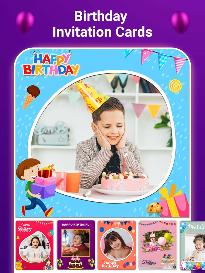 Birthday Photo Frames and Cards