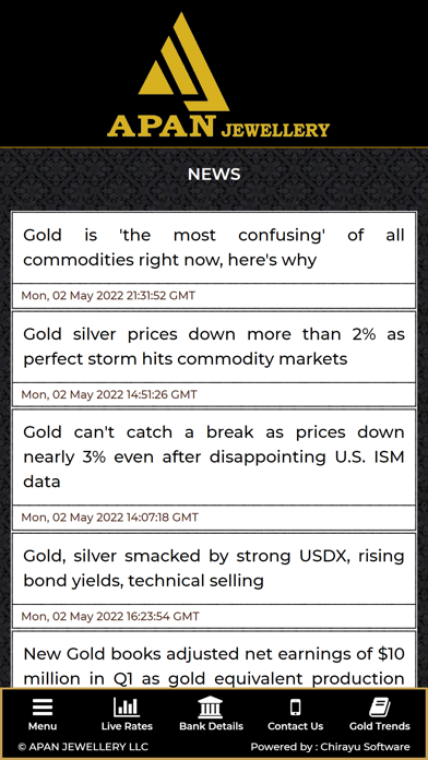 Apan Jewellery LLC Screenshot