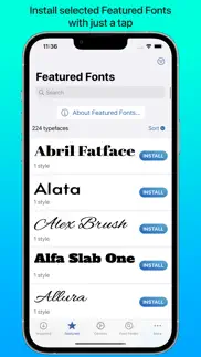 ifont: find, install any font iphone screenshot 4