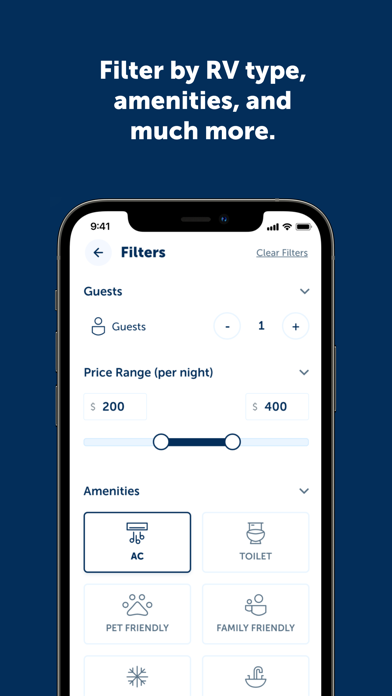 RVezy - RV & Trailer Rental Screenshot