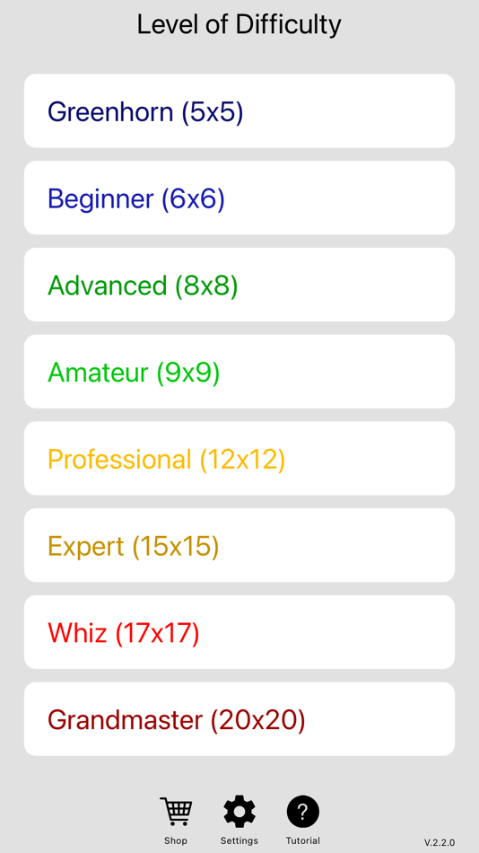 #5. Hitori - Logic Puzzles (macOS) โดย: Christian Lueth