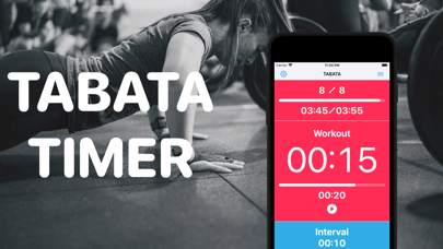 TABATA Timer / Interval Timer Screenshot