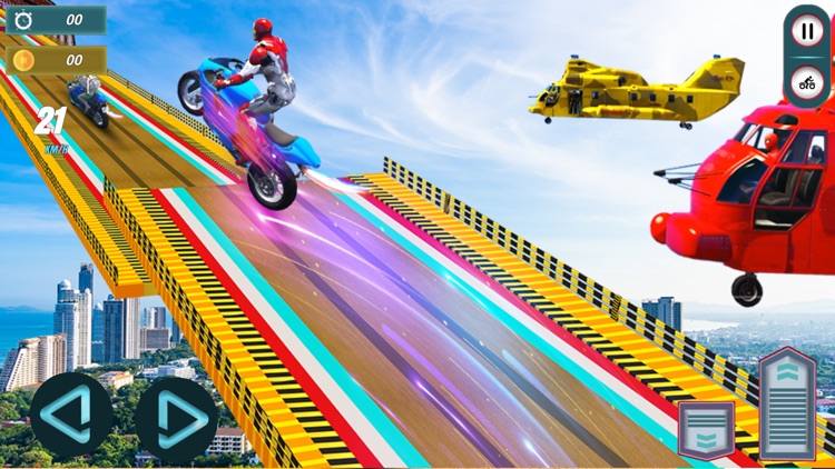 Tricky Bike: Superhero Race screenshot-1