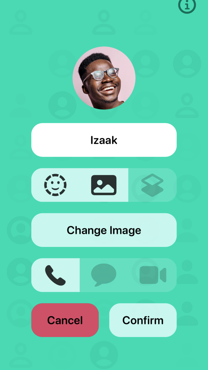 Lock Screen Contact Widgets