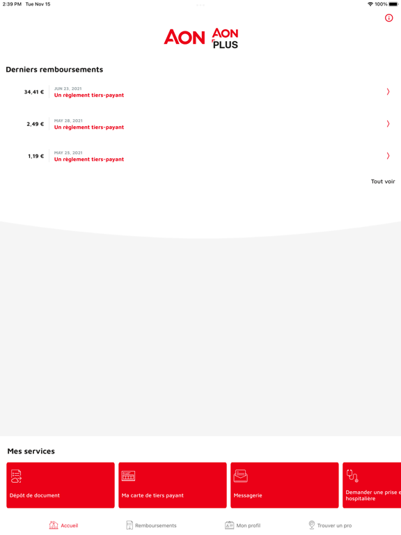 Screenshot #5 pour Aon Plus Sante