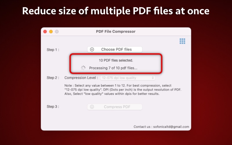 pdf file compressor iphone screenshot 3