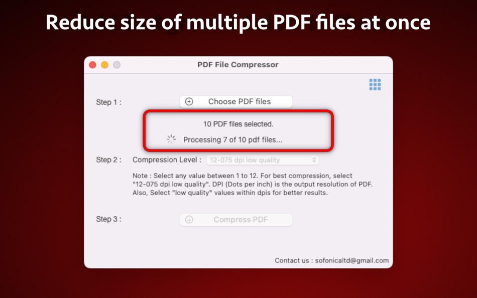 #3. PDF File Compressor (macOS) 由: Nikhil Anshuman
