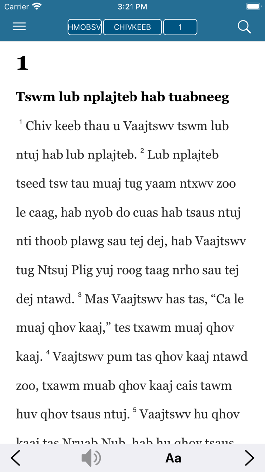 #1. Kinh Thánh H'mông Xanh (iOS) 来自: Binh Nguyen Huu