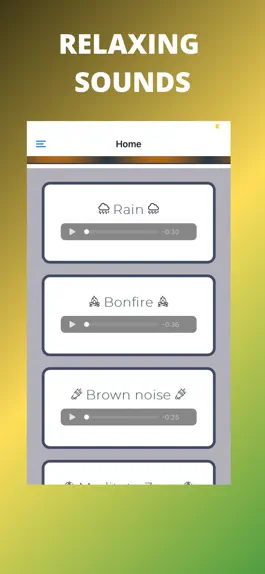 Game screenshot Relaxing Sounds White Noise apk
