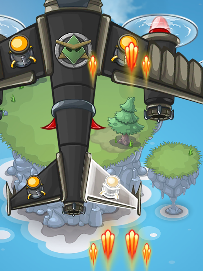 Flying Shooter Alien War Game