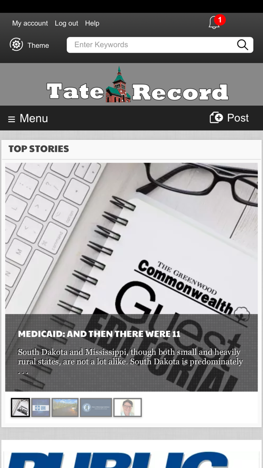 #1. Tate Record (iOS) 由: Emmerich Newspapers, Inc.