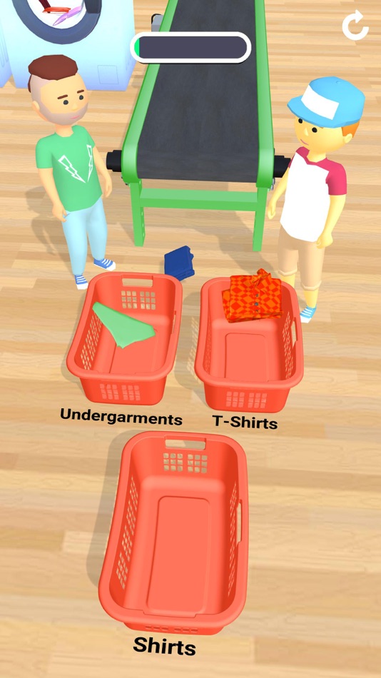 #6. Cloth Sort (iOS) 由: GamerGage Studio