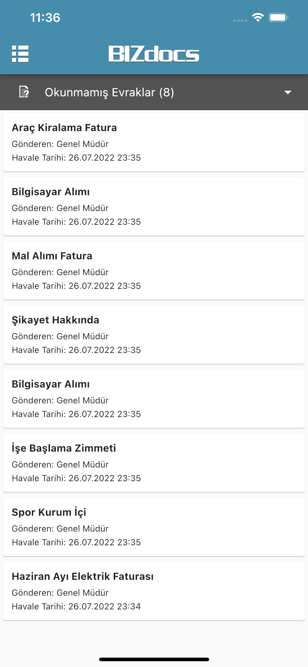 BIZdocs EBYS