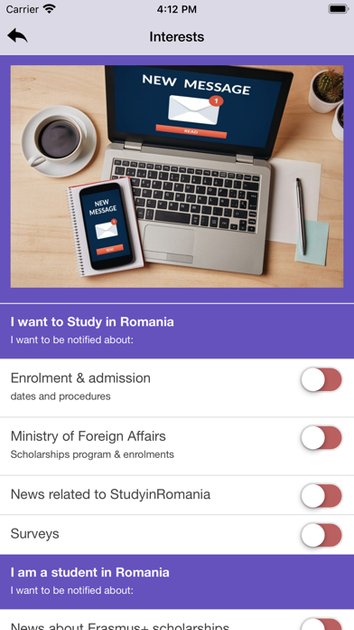 StudyInRomania Screenshot