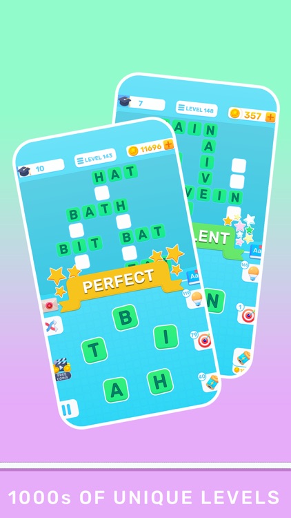 Crossword Play. Connect words.