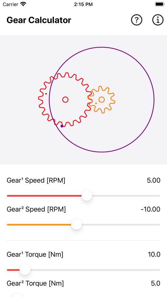 #2. Gear Simulation & Calculation (iOS) Podle: Heng Jia Liang