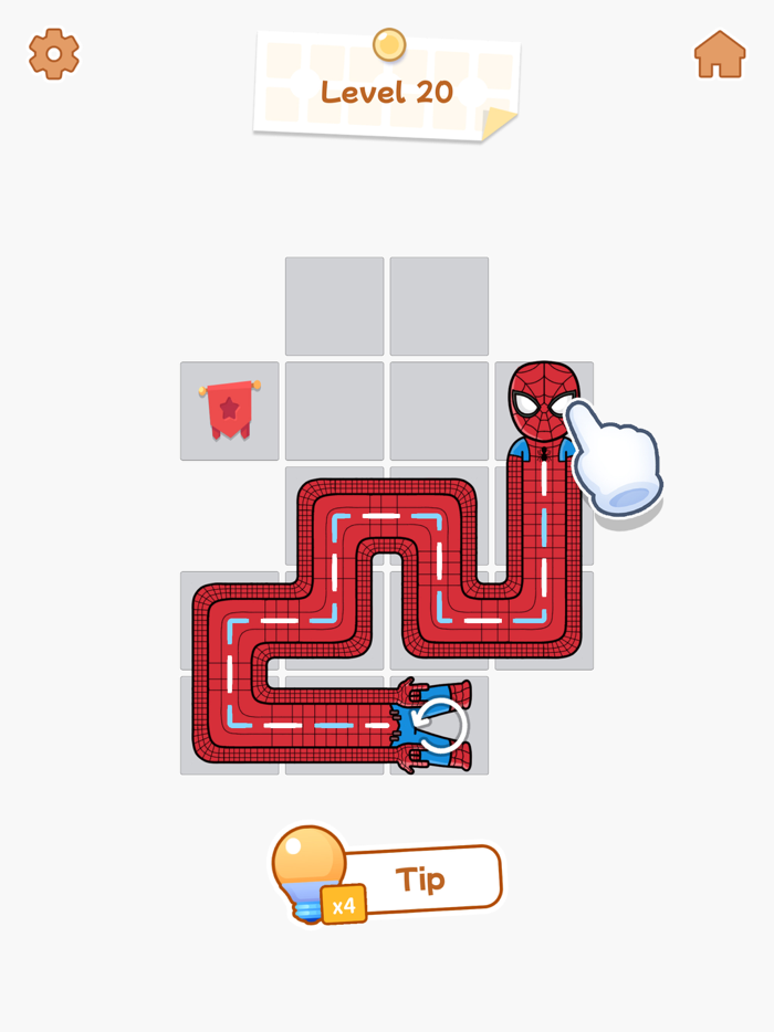 Fill-it One Line Puzzle