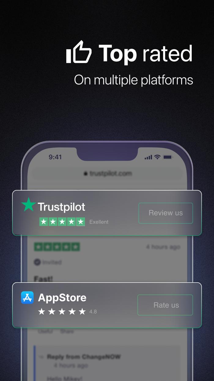 ChangeNOW Crypto Exchange App