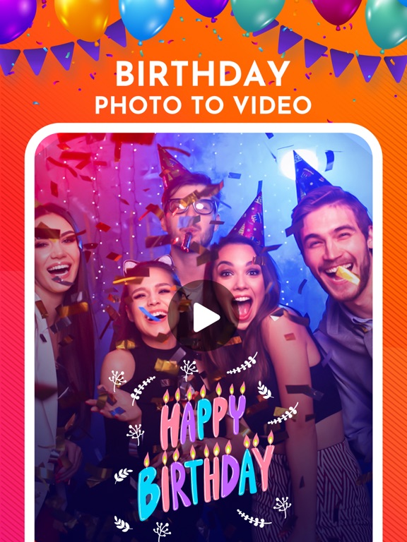 Birthday Video Maker App screenshot 4