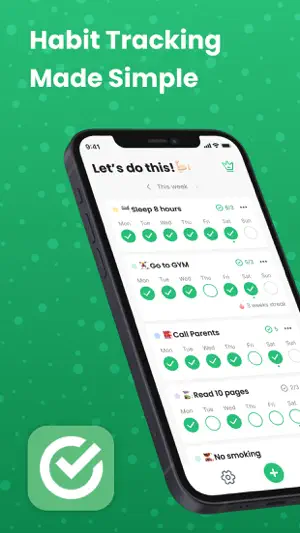 Habit Tracker screenshot 1