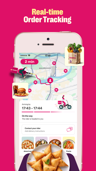 Screenshot #2 pour foodora Czechia: Food Delivery