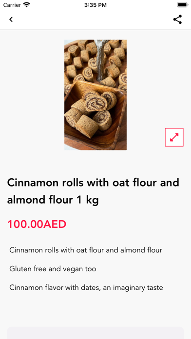 Screenshot 2 of Albarka Healthy Bites App