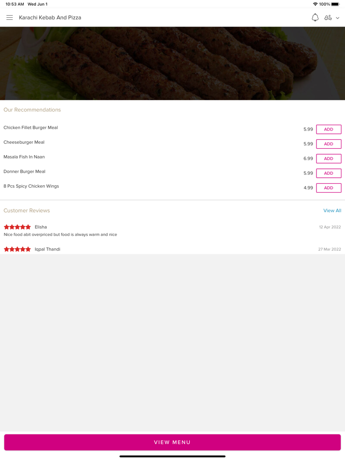 Karachi Kebab And Pizza