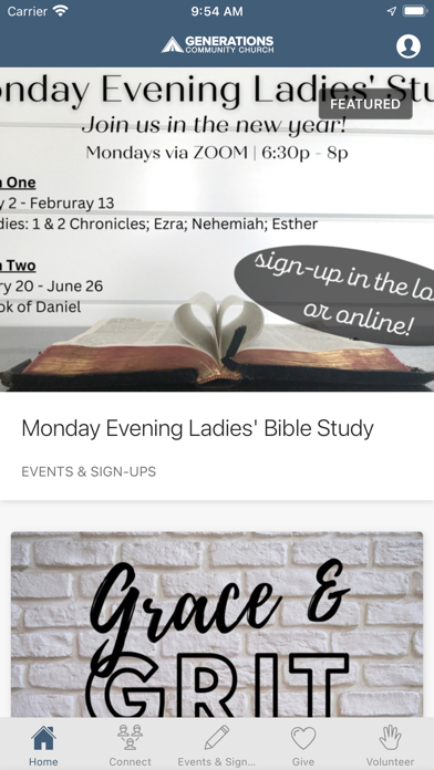 Generations Community Church Screenshot