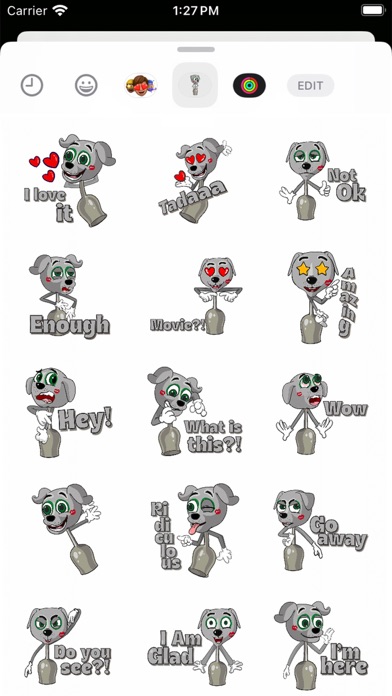 Screenshot #3 pour Chien Silver Dog Stickers
