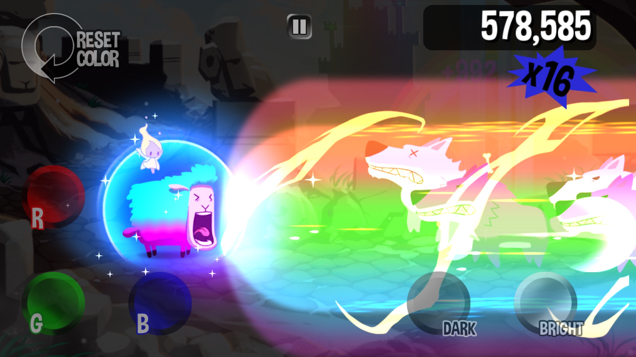 Screenshot do app Color Sheep
