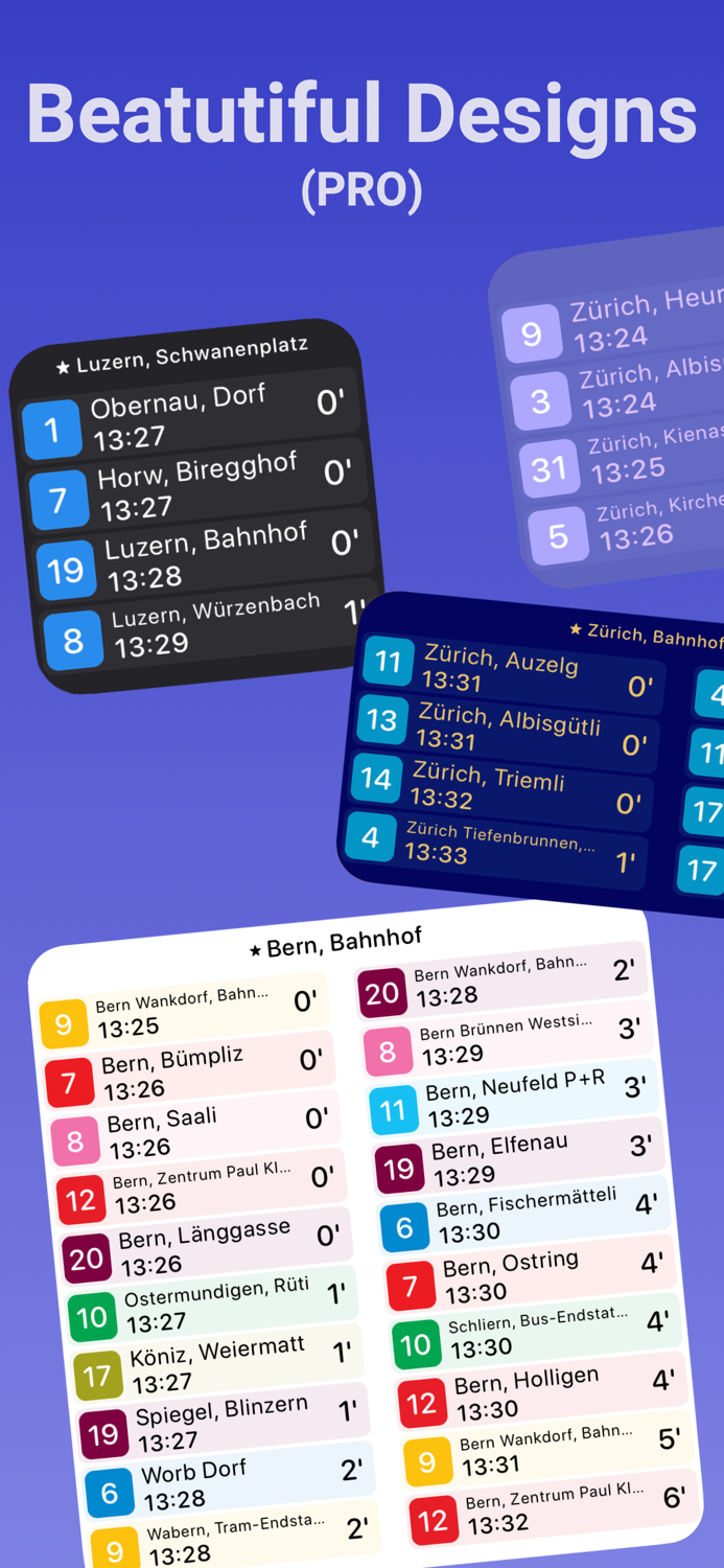 Raily Swiss Transport Widget