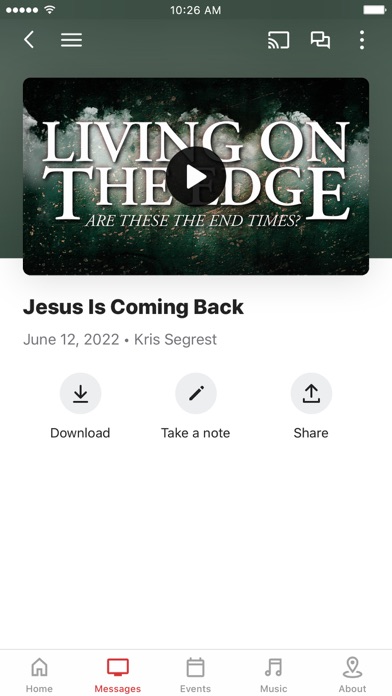The Cross Church App Screenshot