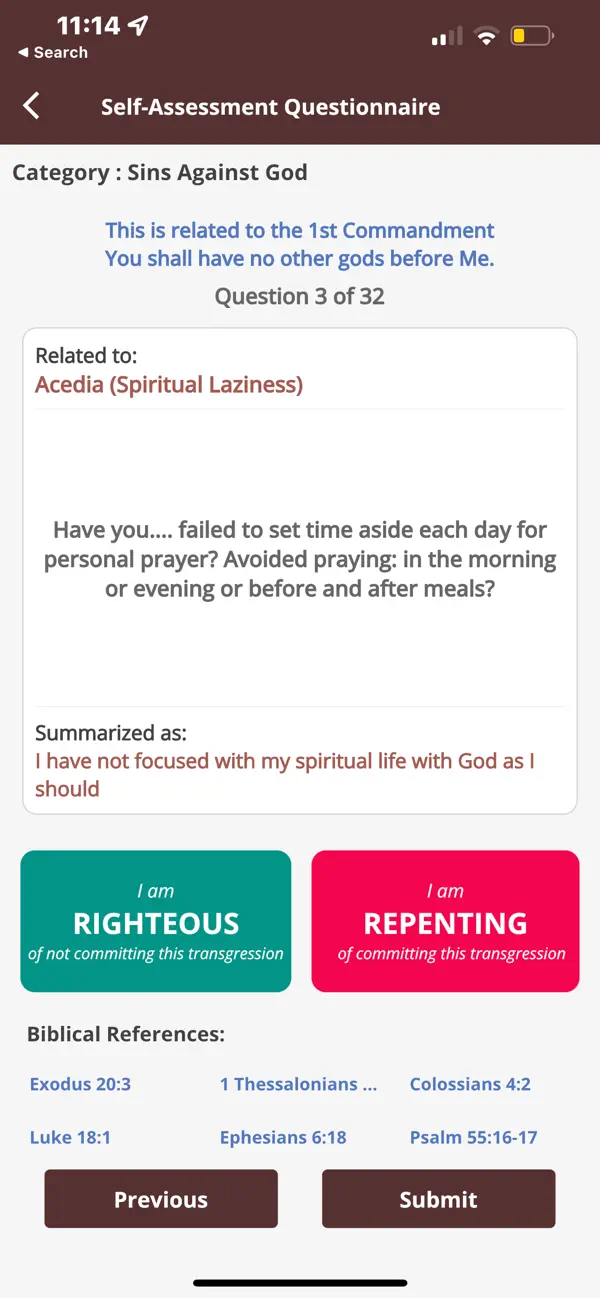 #5. Confession Planner (iOS) di: Holy Nativity Coptic Orthodox Church