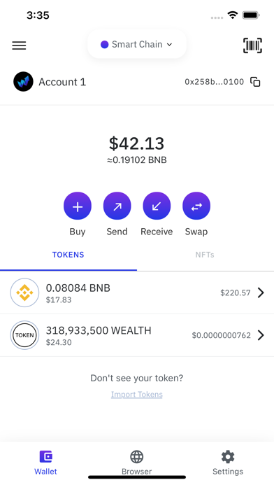 Wealth Wallet Screenshot