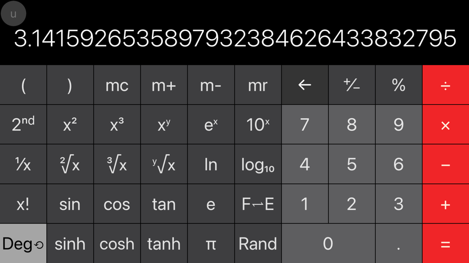 #4. uCalculator (iOS) Podle: 伟锋 阮
