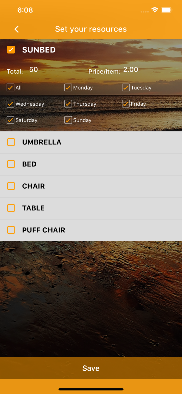 Differend Mobile Sunbeds
