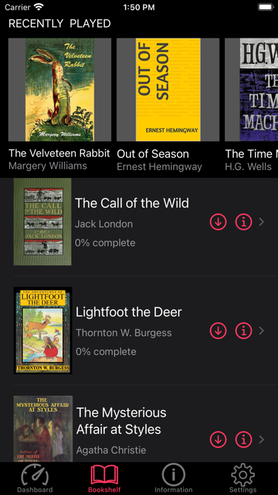 Clearly Audiobooks Screenshot