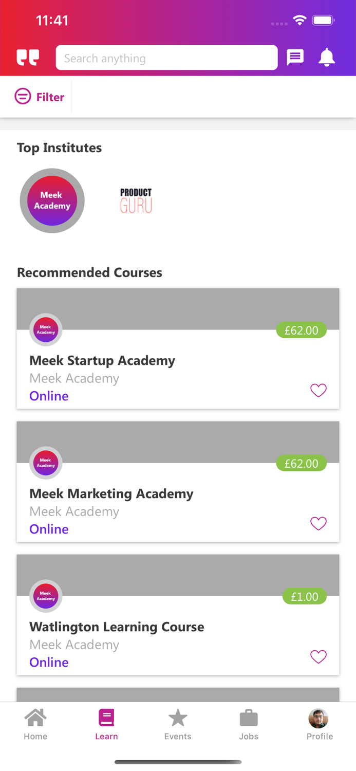 Meek - Social Business Network