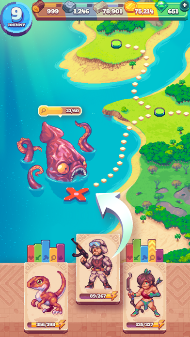 Idle Island - Play Idle Island on Jopi