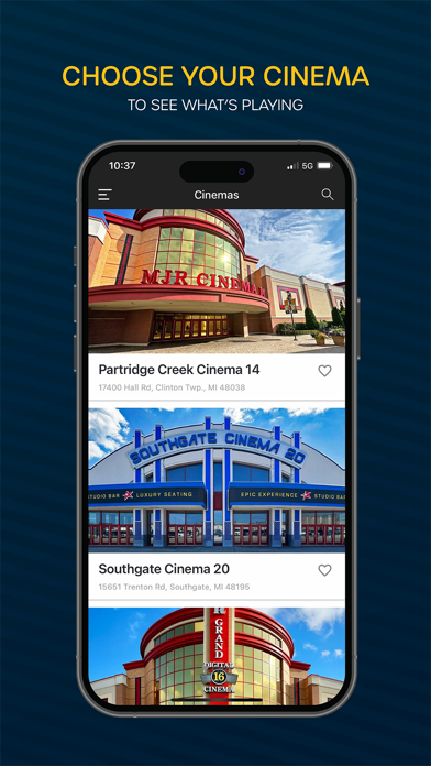 MJR Theatres Screenshot