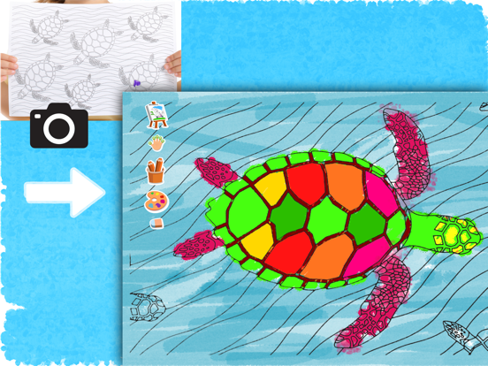 Busy Kids - Good Coloring Book iPad screenshot 5 - Education app