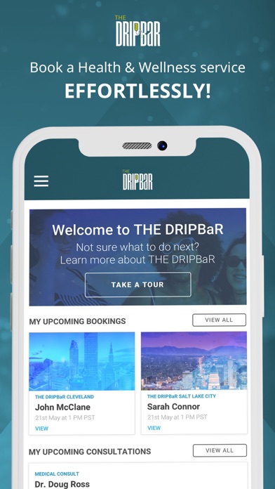 THE DRIPBaR Mobile IV Infusion Screenshot