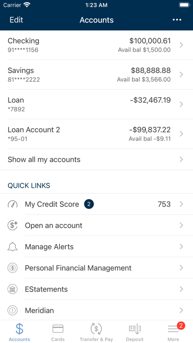 Mid Penn Bank Mobile Banking Screenshot