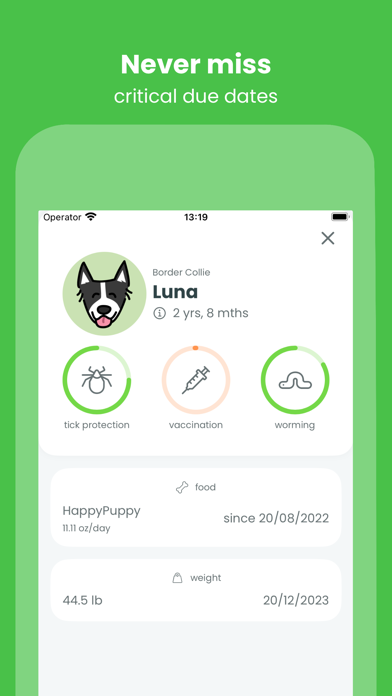 DogDoc - Dog Health Tracker Screenshot