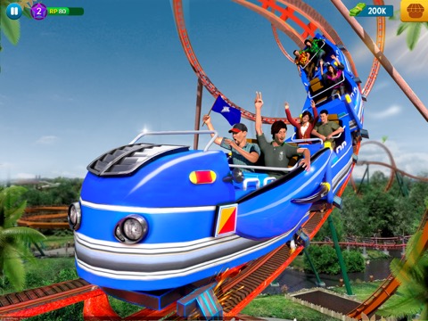 Roller Coaster Theme Park Gameのおすすめ画像4