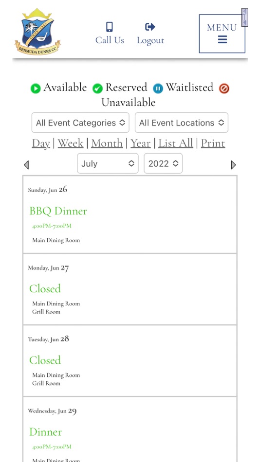 #3. BermudaDunesCC (iOS) 由: Yella Soft, Inc.